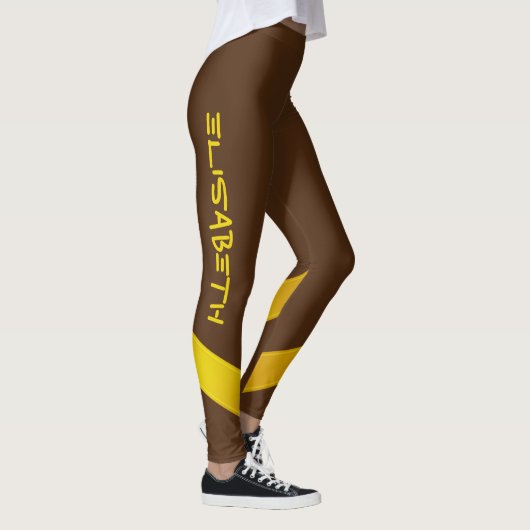 Persoonlijk op maat gemaakt - Sjabloon Elisabeth 3 Leggings (Rechts)