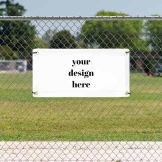 Persoonlijk op maat gemaakt spandoek