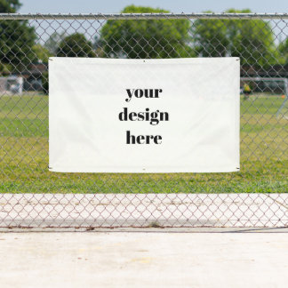 Persoonlijk op maat gemaakt spandoek