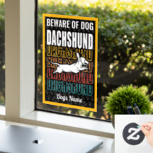 Persoonlijk opletten van de Waarschuwing van Dog D