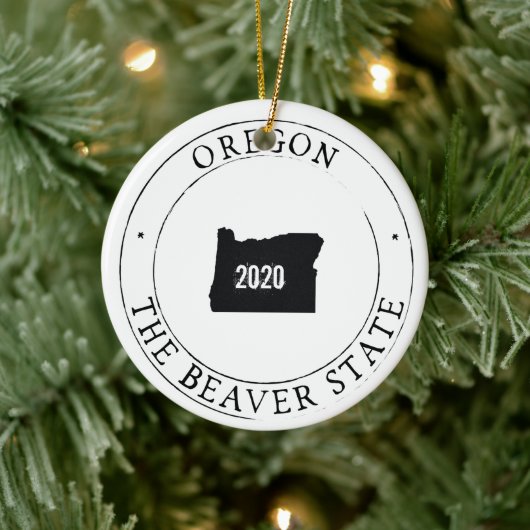 Persoonlijk Oregon ornament (Boom)