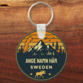 Persoonlijk orgel Sverige print design Sleutelhanger (Voorkant)