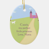 Persoonlijk Ornament van twee sided Princess (Achterkant)