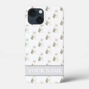 Persoonlijk Oude Engelse Sheepdog Dog iPhone 13 Mini Hoesje