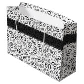 Persoonlijk: Over The Hill 60th Birthday Theme (L) Large Cadeauzakje (Achterkant Gekanteld)