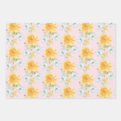 Persoonlijk Paardenbloem Inpakpapier Vellen  (Voorkant 3)