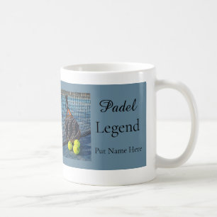 Persoonlijk Padel Legende Cadeau voor Hem Koffiemok