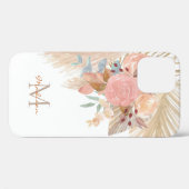Persoonlijk Pampagras Roze Bloemstuk Case-Mate iPhone Case (Achterkant (horizontaal))
