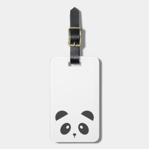 Persoonlijk panda-bagagelabel bagagelabel