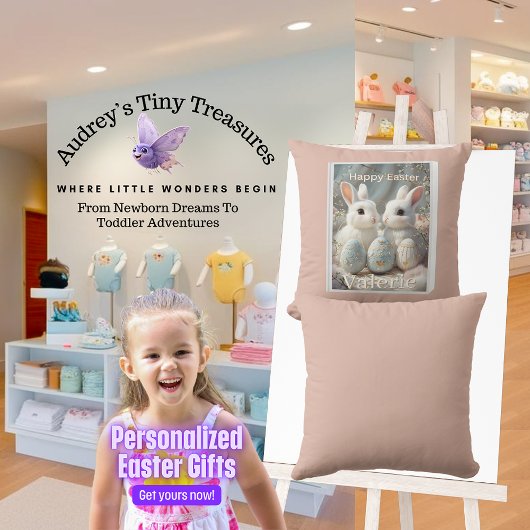Persoonlijk Pasen Baby Kussen