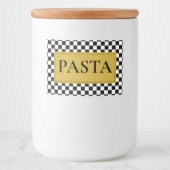 Persoonlijk Pasta Pot Etiket met Klassieke Stijl (Voorkant)