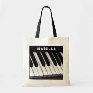 Persoonlijk Piano-ontwerp Tote Bag