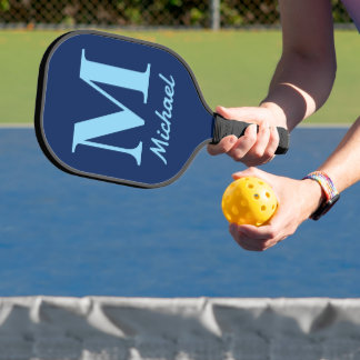 Persoonlijk Pickleball Paddle met Elegante Letter