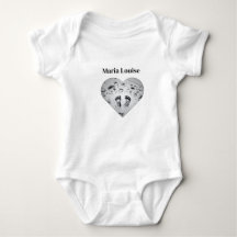 Persoonlijk Pisces Baby Onesie