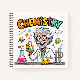 Persoonlijk Plezierig Chemie Lab Wetenschapper Not Notitieboek