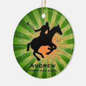 Persoonlijk Polo-Ornament Keramisch Ornament (Links)