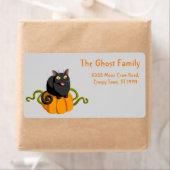 Persoonlijk pompoenlabel voor gepersonaliseerde Ha Etiket (Insitu)