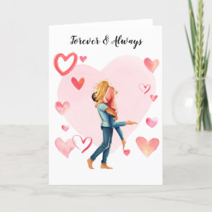 Persoonlijk portret voor Waterverf Feestdagen Kaart