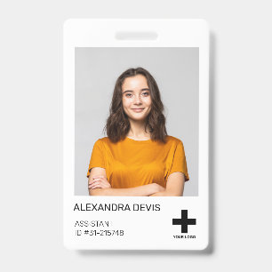 Persoonlijk Professioneel Werknemerslogo & Foto Badge