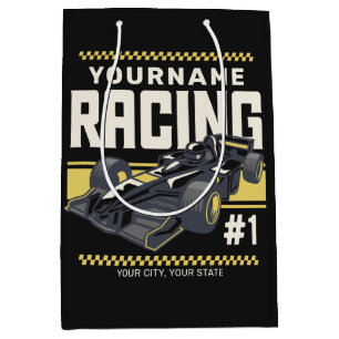 Persoonlijk Racing Team Snel Race Auto Bestuurder Medium Cadeauzakje