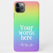 Persoonlijk Rainbow iPhone 11 Pro Max Hoesje iPhone Hoesje (Achterkant)