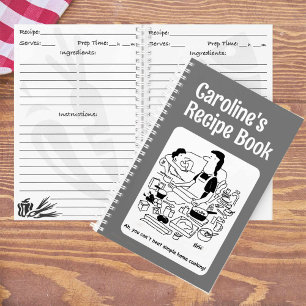 Persoonlijk receptenboek van de kok notitieboek
