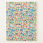 Persoonlijk reizen over de wereld planner (Achterkant)