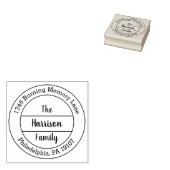 Persoonlijk retouradres 	rubberstempel (Gestempeld)