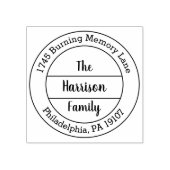 Persoonlijk retouradres 	rubberstempel (Afrduk)