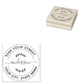 Persoonlijk retouradres rubberstempel (Gestempeld)