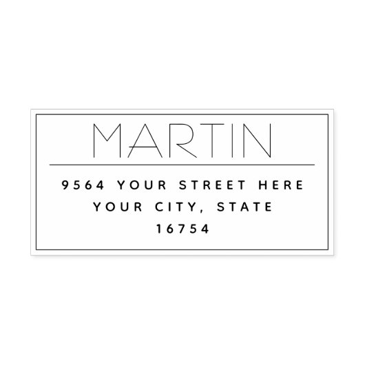 Persoonlijk retouradres Zelfink Stempel (Design)