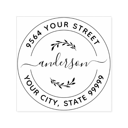 Persoonlijk retouradres Zelfink Stempel (Design)