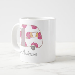 Persoonlijk retro ontwerp caravan eigenaar jumbo m mok