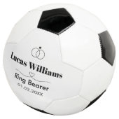 Persoonlijk Ringdrager Cadeau Voetbal (Drie kwart)