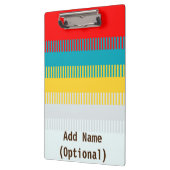 Persoonlijk rood Blauw Geel Grijs Grijs KUT Klembord (Links)