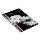 Persoonlijk Roos Gold Daisy Notitieboek (Rechterzijde)