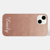 Persoonlijk Roos Gold Foil-fotoeffect Case-Mate iPhone Case (Achterkant (horizontaal))
