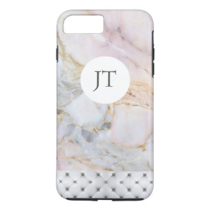 Persoonlijk Roos Gold Marble iPhone Tough Hoesje