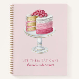 Persoonlijk Roze Cake Recept Notitieboek