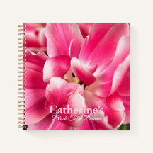 Persoonlijk Roze Tulp Dromen Bloemendagboek
