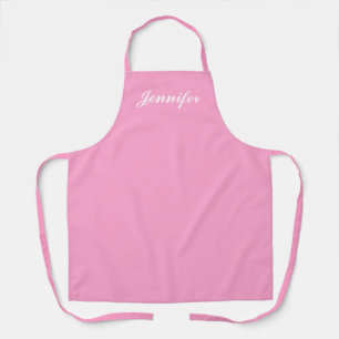 Persoonlijk Roze Witte Schrift Dames Kok Schort