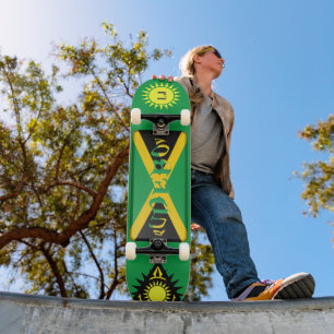 Persoonlijk 'Rude Boy' Jamaican-Style skateboard
