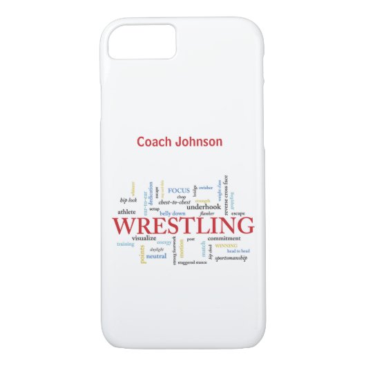 Persoonlijk, rustelende coach Dank je in woorden Case-Mate iPhone Case (Achterkant)