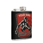 Persoonlijk Schaats Winkelen Grab Trick Skateboard Heupfles (Rechts)