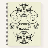 Persoonlijk schetsboek notitieboek (Voorkant)