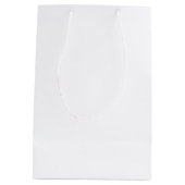 Persoonlijk script Bruidsjonkers naam en Monogram Medium Cadeauzakje (Achterkant)