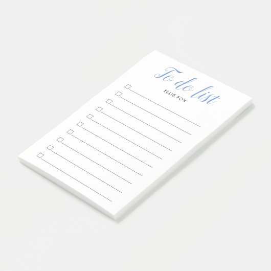 Persoonlijk Script Checkbox Takenlijst Post-it® Notes (Schuin)