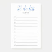 Persoonlijk Script Checkbox Takenlijst Post-it® Notes (Voorkant)