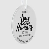 Persoonlijk Script voor Koor Dirigent Kerstmis Ornament (voorkant)