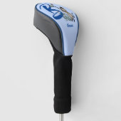 Persoonlijk Siamese Kat Monogram Initiaal B Golfheadcover (Schuin)